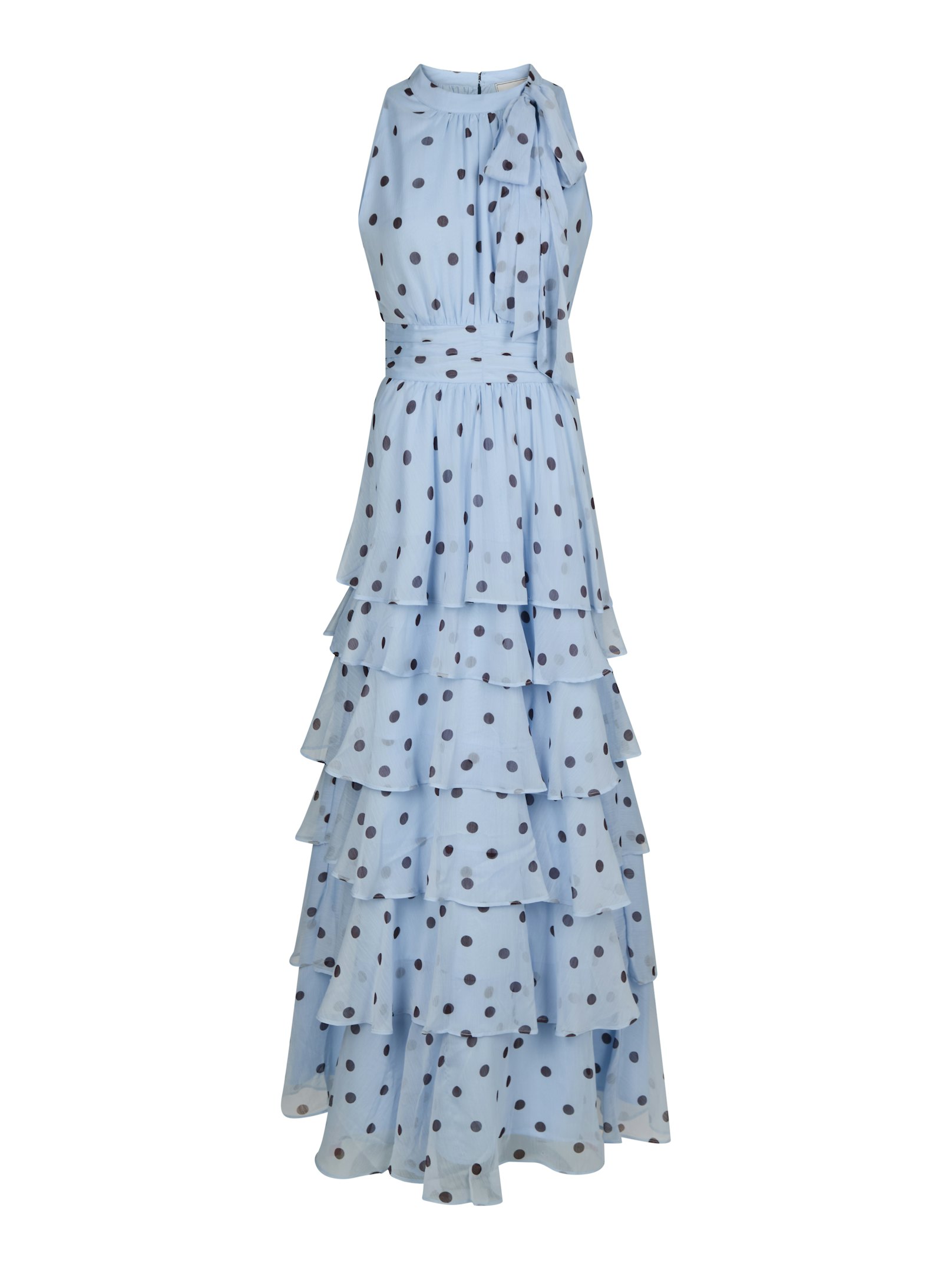 neo noir blue dress NEO NOIR DRESS POLLANA POPLIN SKY BLUE